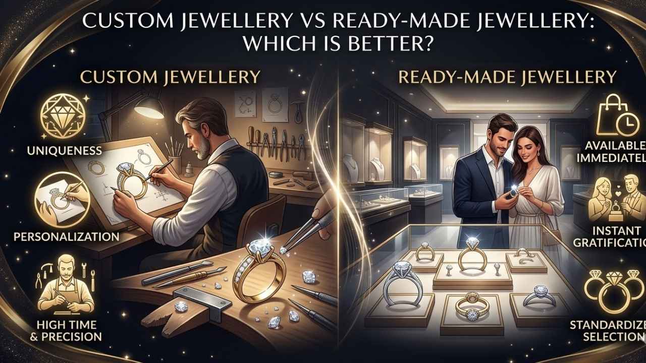 Custom Jewellery vs Ready-Made Jewellery: Which Is Better?