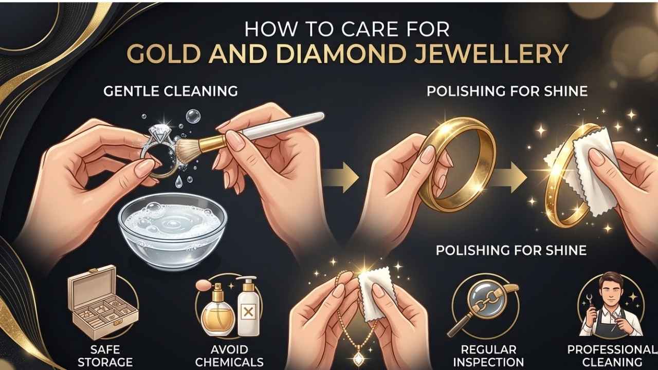How to Care For Gold and Diamond Jewellery